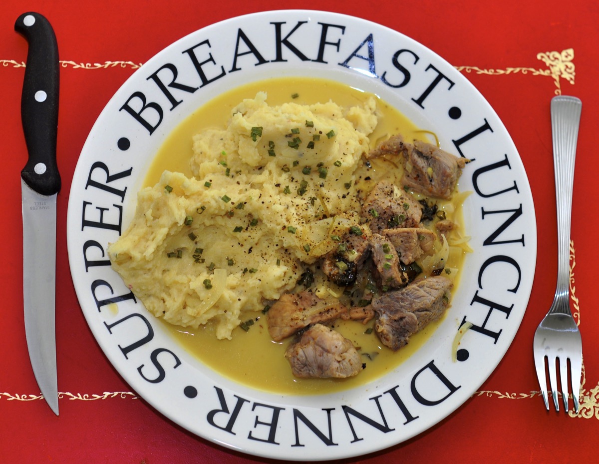 Corfu parsley pork
