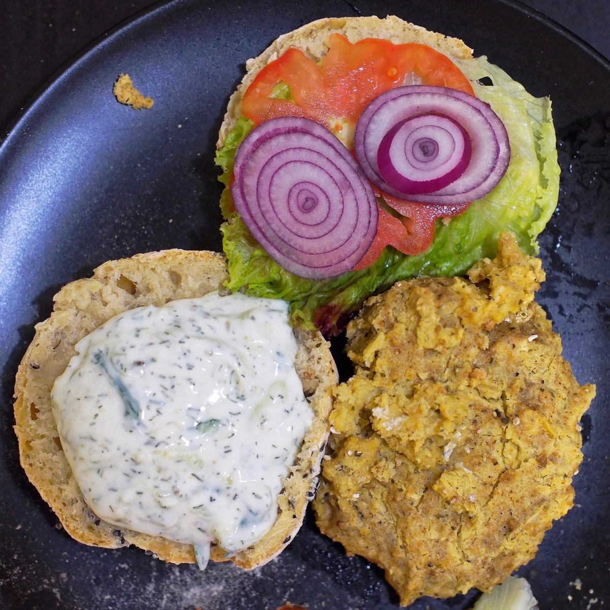 Falafel burger