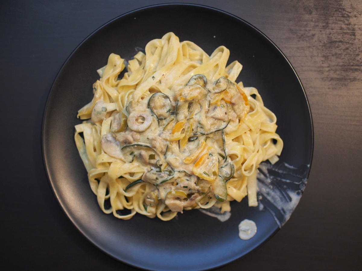 Mascarpone pasta